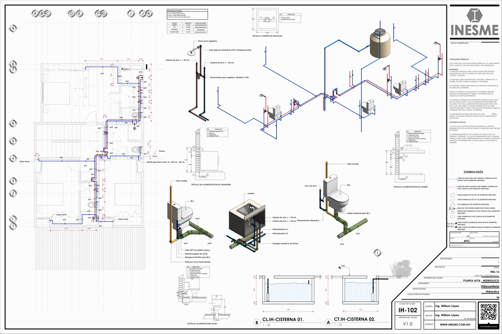 IH102 - PLANTA ALTA - HIDRÁULICO