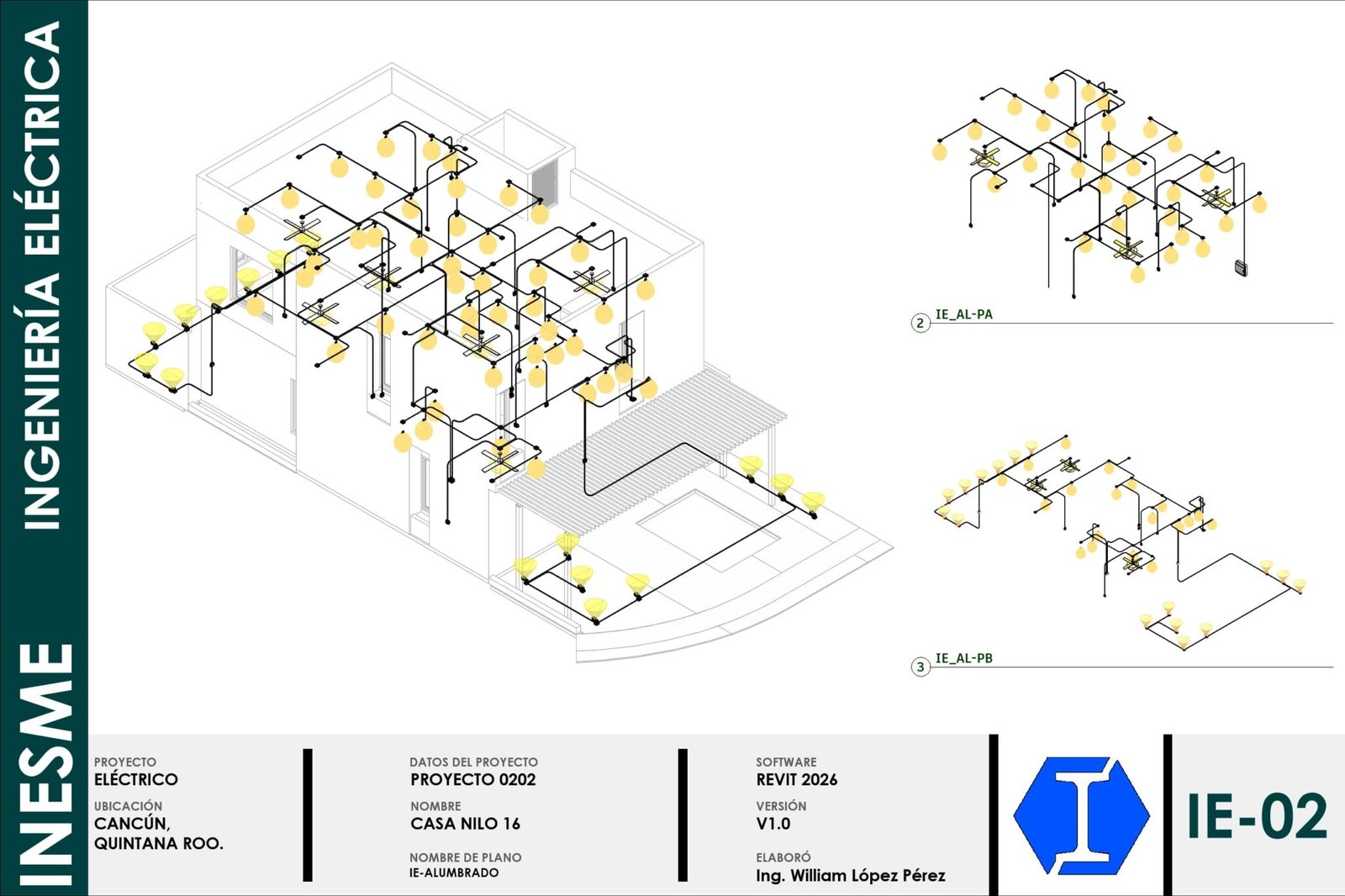 IE00 - ALUMBRADO - ISOMETRÍA
